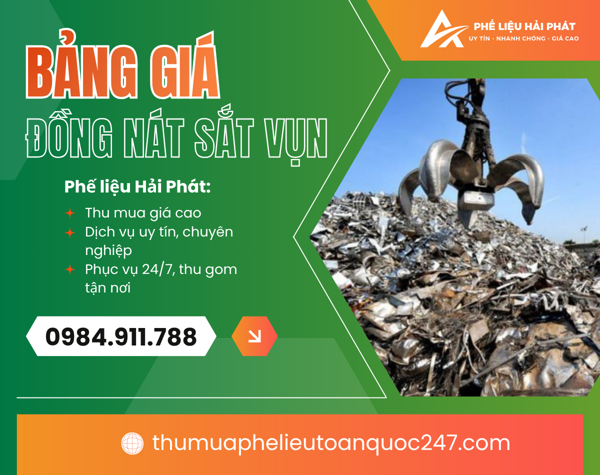 Bảng Giá Thu Mua Đồng Nát Sắt Vụn Hôm Nay. Cập Nhật Bảng Giá Mới Ngày [homnay]